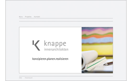 Webseite Knappe Innenarchitekten